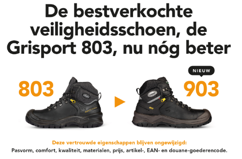 De Grisport 803 wordt de Grisport 903!