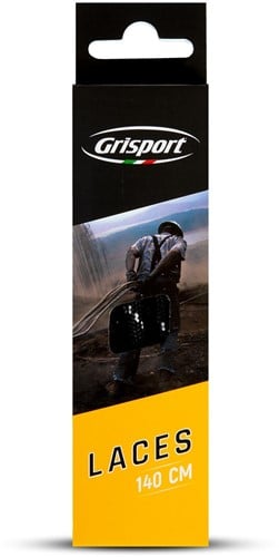 Grisport veters zw-grijs 140 cm